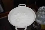 kefir bubbling in funnel