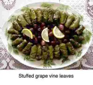 Stuffed vine leaves