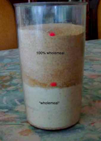 100 percent wholemeal 100 percent wholemeal