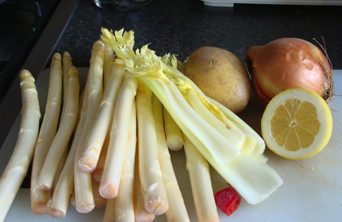 Ingredients of asparagus soup recipes. Ingredients of asparagus soup recipes.