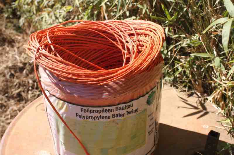 Baling twine.