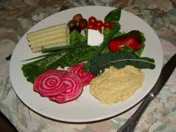 Choice foods in a lunch including corn on the cob. Choice foods in a lunch including corn on the cob.