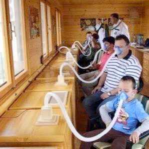 Breathing air from beehives