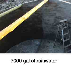 Building a reservoir to store rainwater Building a reservoir to store rainwater