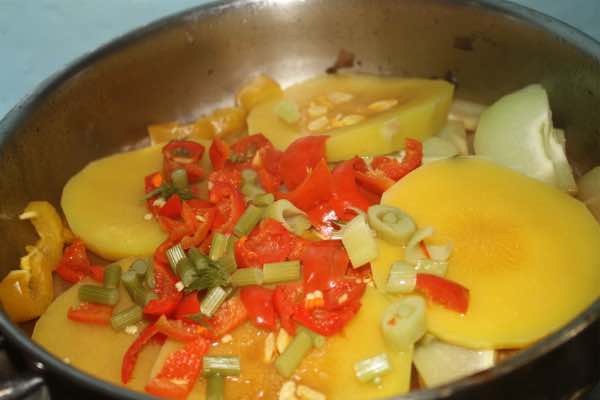 Chaote squash, butternut and peppadew supper