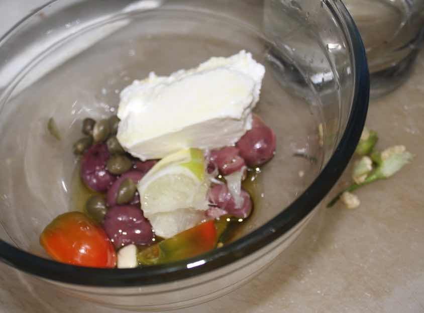 Depitted olives tapenade. Depitted olives tapenade.