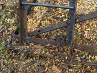 Firewood rack struts make it strong Firewood rack struts make it strong
