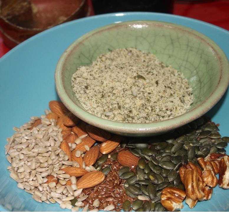 Freshly ground nuts and seeds