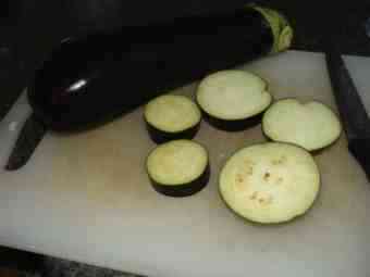 Fried eggplant recipe.