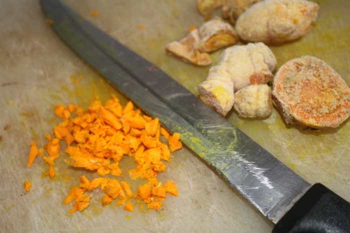 Frozen turmeric Frozen turmeric