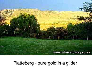 A golden opportunity to glide the Platberg. A golden opportunity to glide the Platberg.