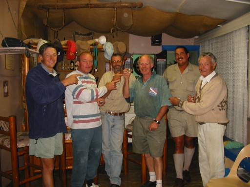 A gliding celebration after a safe out-landing. A gliding celebration after a safe out-landing.