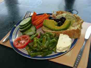 A green bean salad makes a wonderful lunch. A green bean salad makes a wonderful lunch.