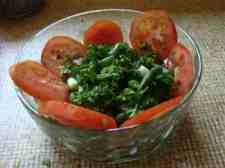 Grean beans and tomato salad. Grean beans and tomato salad.
