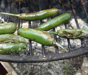 Green chillies BBQ Green chillies BBQ