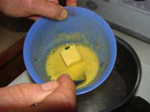 Then add more butter to your Hollandaise sauce. Then add more butter to your Hollandaise sauce.