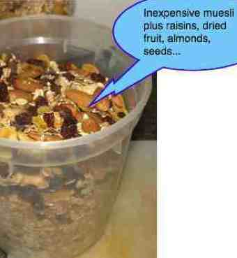 Homemade muesli Homemade muesli