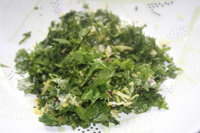 How to make cilantro gremolata How to make cilantro gremolata