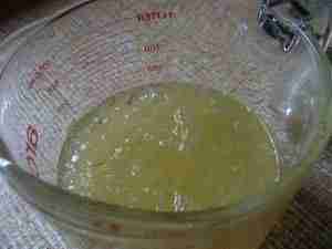 Lemon juice add sugar