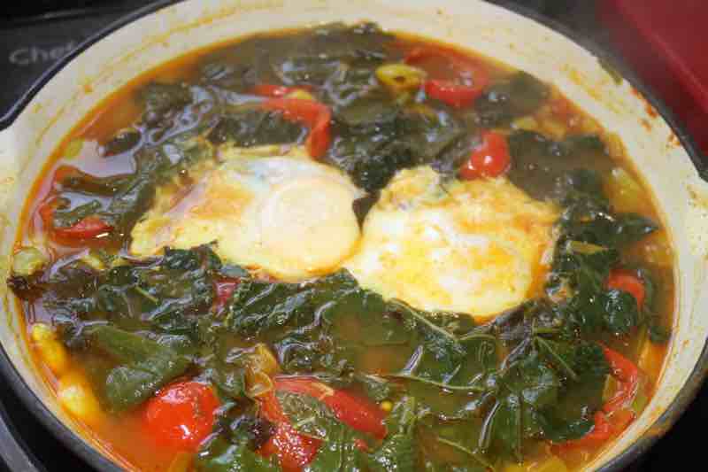 Lima bean shakshuka. Lima bean shakshuka.