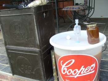 Mead bottles sterilised