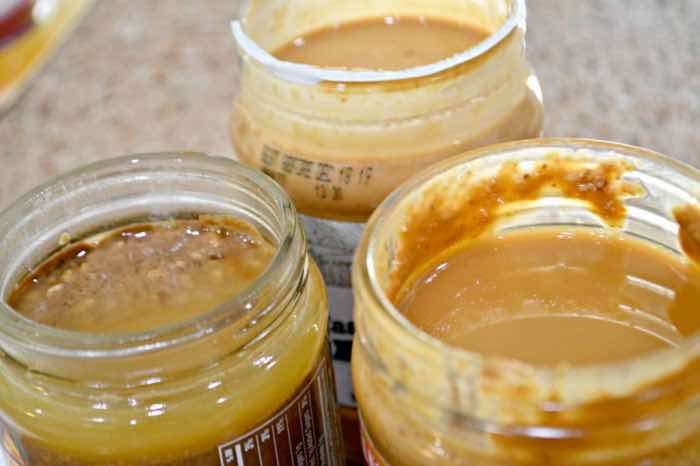 Oil separating on peanut butter Oil separating on peanut butter