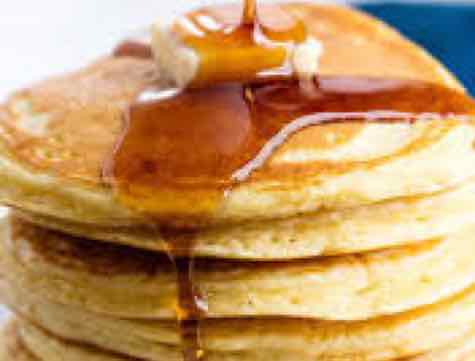 Pancakes are junk food. Pancakes are junk food.