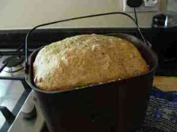 A loaf of Paneral bread still in the pan is rich in phytochemicals like lignins. A loaf of Paneral bread still in the pan is rich in phytochemicals like lignins.