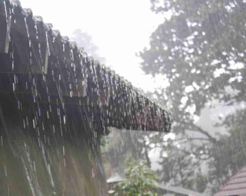 Rain going to waste Rain going to waste