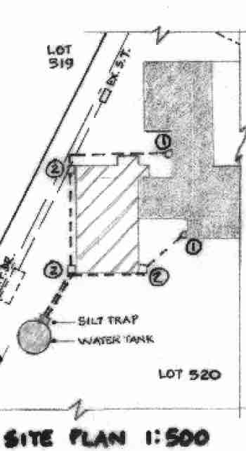 Rainwater harvesting pipes. Rainwater harvesting pipes.
