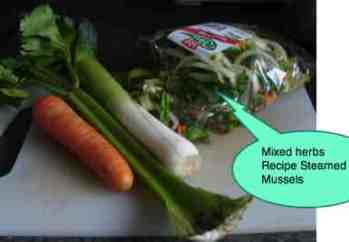 Recipe steamed mussels