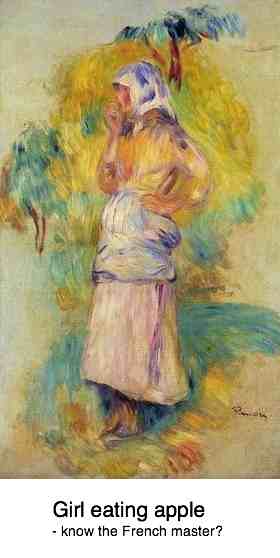 The Renoir apple girl would approve of this salad. The Renoir apple girl would approve of this salad.