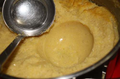 Retrogradation of grits