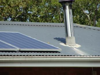 Shadows on solar panels Shadows on solar panels
