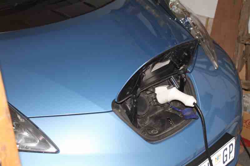 Slow charge for e-cars at a standard electrical home socket. Slow charge for e-cars at a standard electrical home socket.
