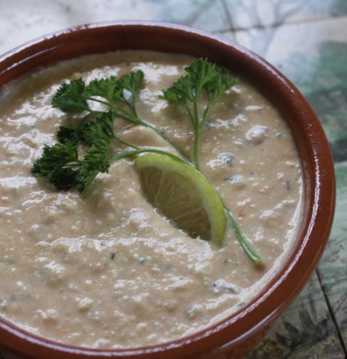 Smoked salmon peppadew and celery dip Smoked salmon peppadew and celery dip