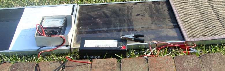 Solar PVs both half shaded Solar PVs both half shaded