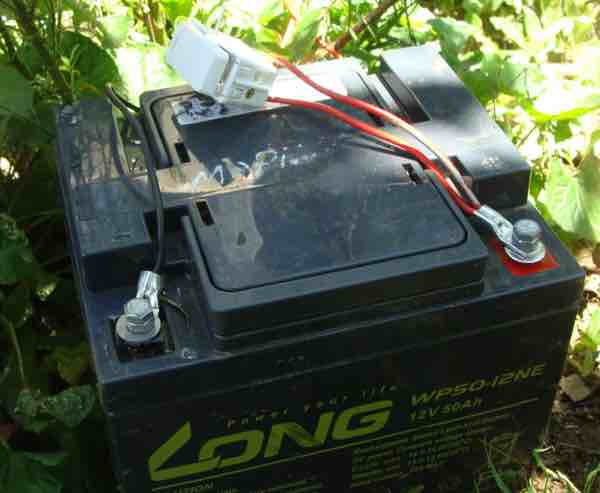 Solar gate battery Solar gate battery