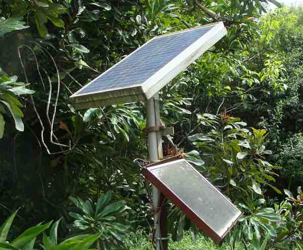 Solar panels facing east and west Solar panels facing east and west