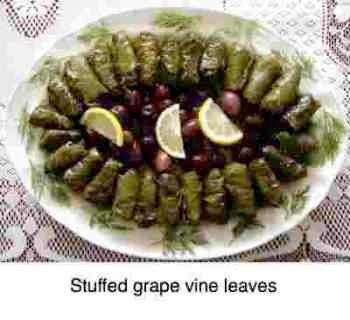 Stuffed vine leaves