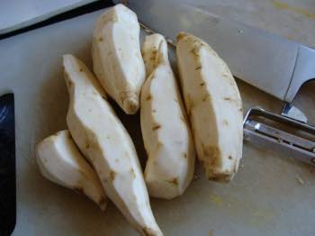 Sweet potato without weevils Sweet potato without weevils