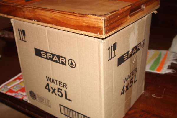 The old cardboard Wonder Box