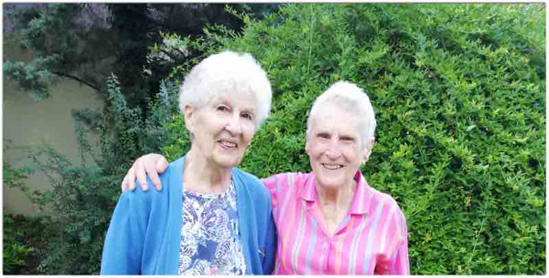 Two strong old ladies.