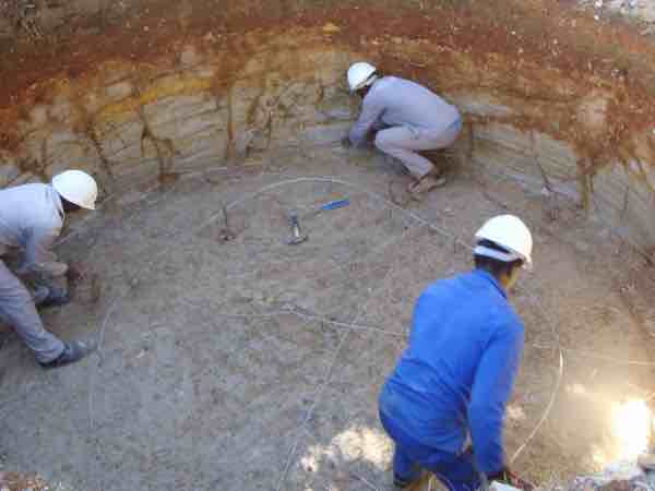 Building underground reservoirs creates work. Building underground reservoirs creates work.