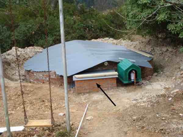 Underground reservoirs store potable water. Underground reservoirs store potable water.
