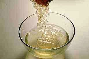 Water binding properties of gelatine