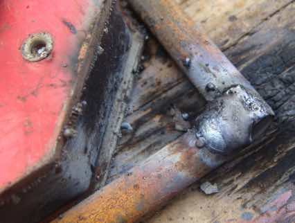 Using a welding magnet holder for making chicken tractors. Using a welding magnet holder for making chicken tractors.