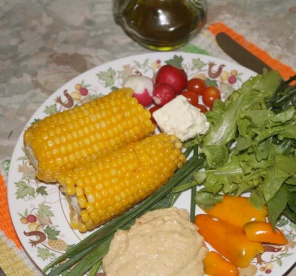 Yellow maize summer salad Yellow maize summer salad