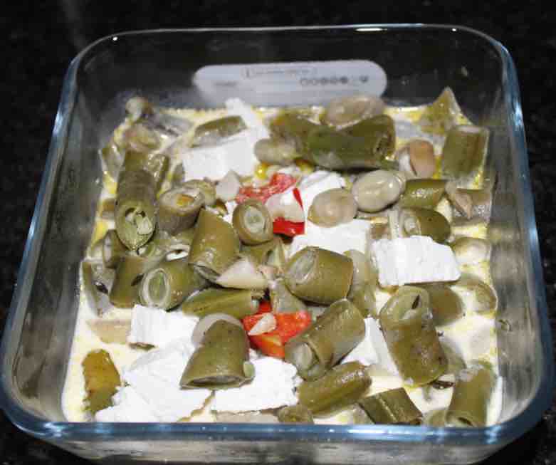 Fava beans with cream and thyme. Fava beans with cream and thyme.
