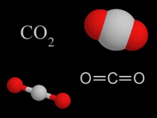 Carbon dioxide molecule Carbon dioxide molecule